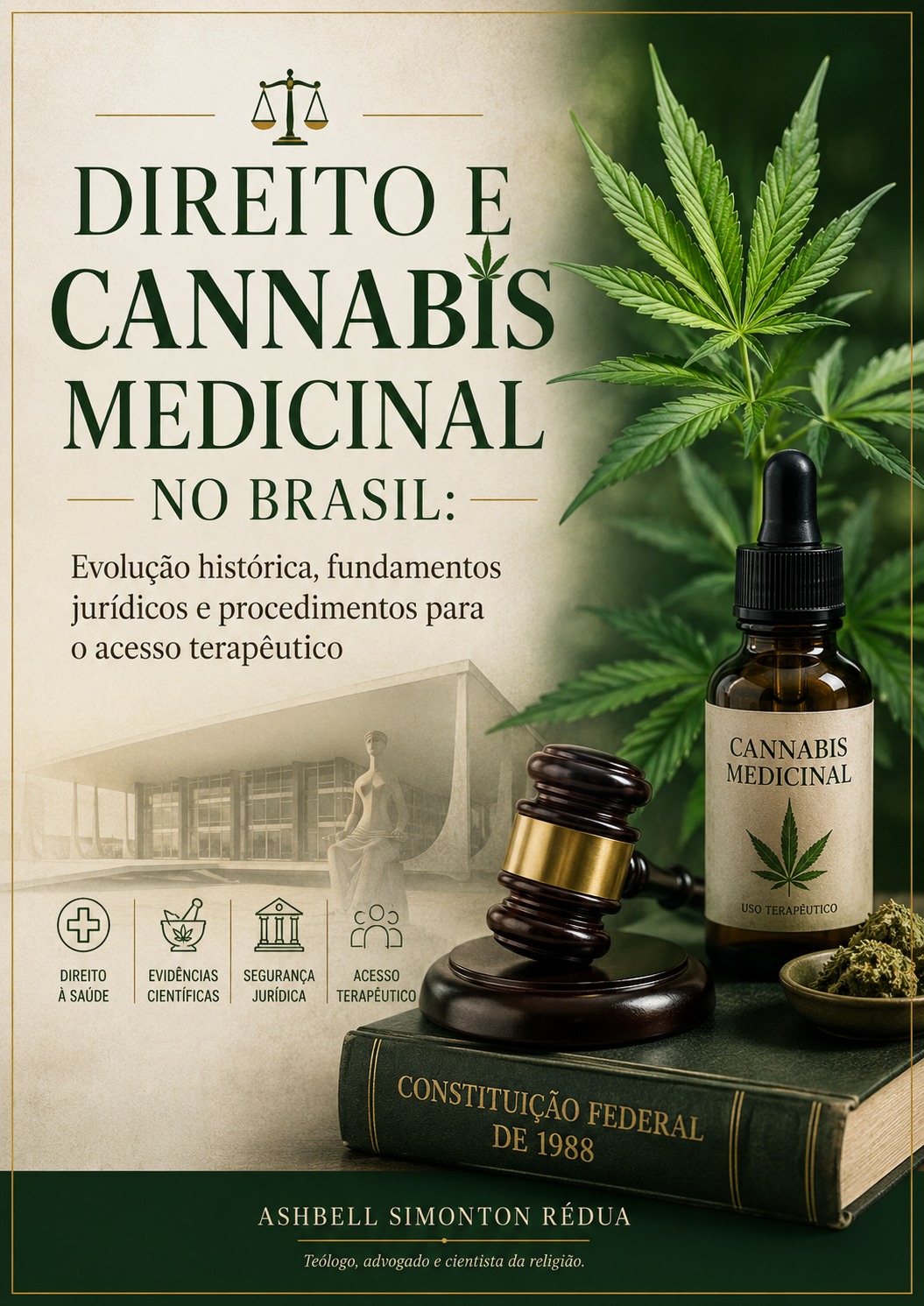 Capa do livro Direito e Cannabis Medicinal no Brasil